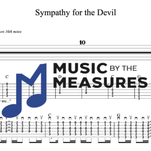 Strum Guitar Tablature for "Sympathy for the Devil" by The Rolling Stones