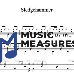Drum Sheet Music for "Sledgehammer" by Peter Gabriel