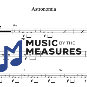 Bass Guitar Tablature for "Astronomia" by Vicetone & Tony Igy