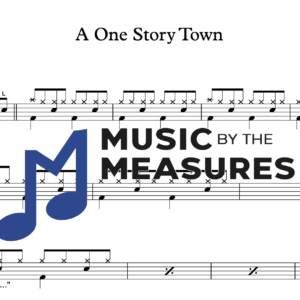 Drum Sheet Music for "A One Story Town" by Tom Petty
