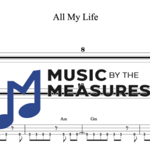 Bass Guitar Tablature for "All My Life" by Foo Fighters