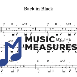 Bass Guitar Tablature for "Back in Black" by AC/DC