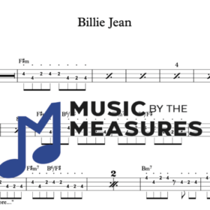 Bass Guitar Tablature for "Billie Jean" by Micheal Jackson