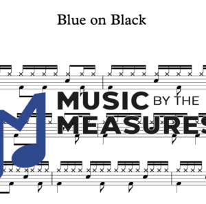 Drum Sheet Music for "Blue on Black" by Kenny Wayne Shepherd 