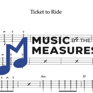 Ukulele Tablature for "Ticket to Ride" by The Beatles