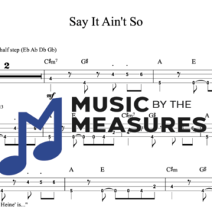 Bass Guitar Tablature for "Say It Ain't So" by Weezer