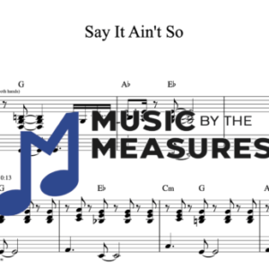 Keyboard Sheet Music for "Say It Ain't So" by Weezer