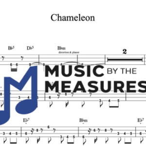 Bass Guitar Tablature for "Chameleon" by Maynard Ferguson