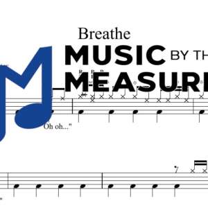 Breathe by Years & Years accurate drums sheet music transcription preview