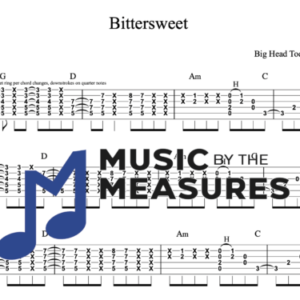 Rhythm Guitar Tablature for "Bittersweet" by Big Head Todd And The Monsters
