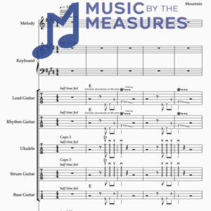 Full Band Sheet Music for "Mississippi Queen" by Mountain 
