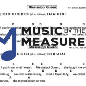 Lead Sheet for "Mississippi Queen" by Mountain 