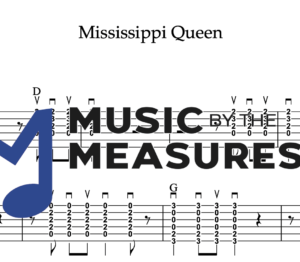 Strum Guitar Tablature for "Mississippi Queen" by Mountain 
