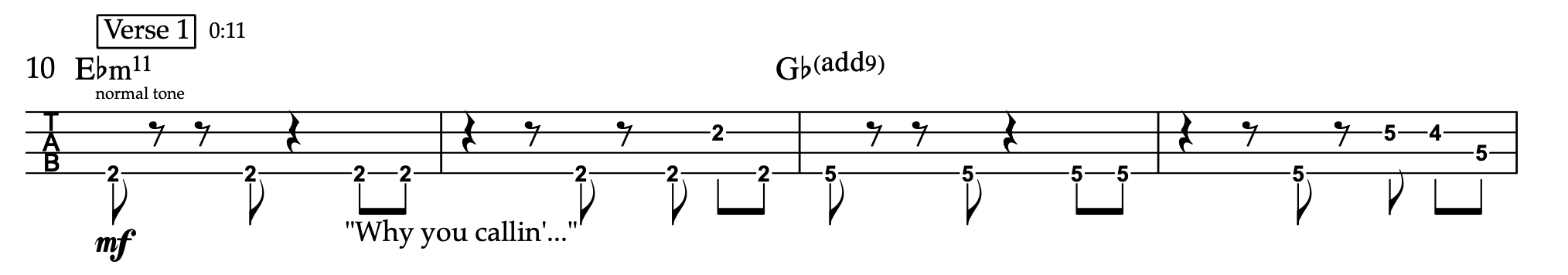 bass guitar part for Light Switch by Charlie Puth