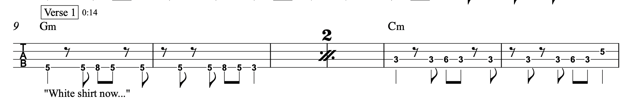 bad guy - Billie Eilish - Bass Guitar Tablature 