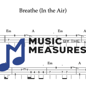 Bass Guitar Tablature for "Breathe (In the Air)" by Pink Floyd