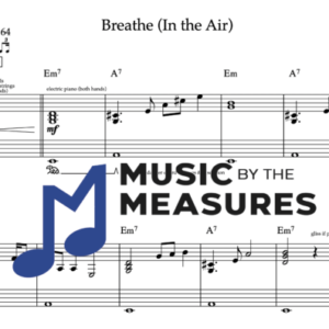 Keyboard Sheet Music for "Breathe (In the Air)" by Pink Floyd