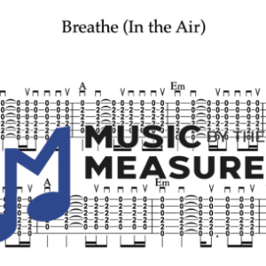 Strum Guitar Tablature for "Breathe (In the Air)" by Pink Floyd