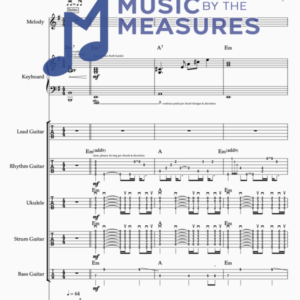 Full Band Sheet Music for "Breathe (In the Air)" by Pink Floyd
