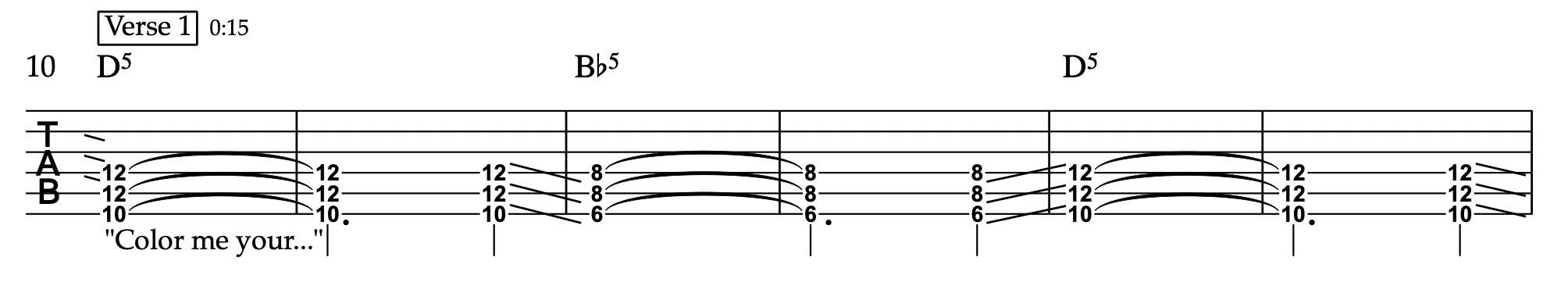 Call Me - Blondie -Lead Gutiar Tablature 