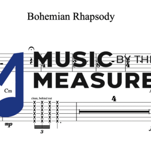Rhythm Guitar Tablature for "Bohemian Rhapsody" by Queen 