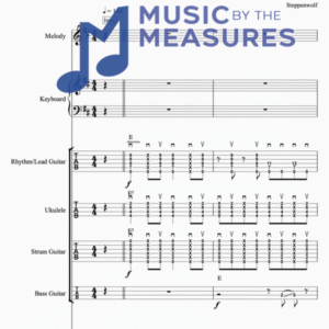 Full Band Sheet Music for "Born to Be Wild" by Steppenwolf