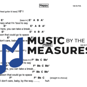 Lead Sheet for "Happy" by Pharrell Williams