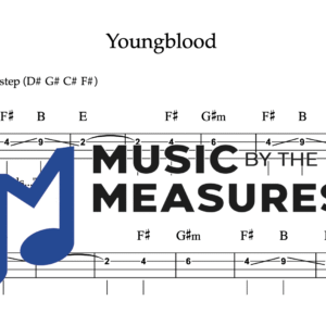 Bass Guitar Tablature for "Youngblood" by 5 Seconds of Summer