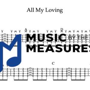 Ukulele Tablature for "All My Loving" by The Beatles