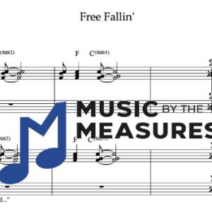 Keyboard Sheet Music for "Free Fallin" by Tom Petty