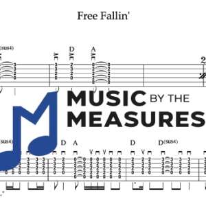 Strum Guitar Tablature for "Free Fallin" by Tom Petty 