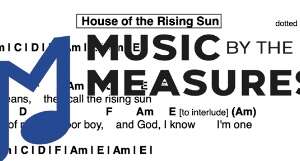 Lead Sheet for "House of the Rising Sun" by The Animals