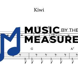 Bass Guitar Tablature for "Kiwi" by Harry Styles