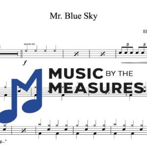 Drum Sheet Music for "Mr. Blue Sky" by Electric Light Orchestra