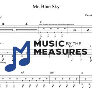Lead Guitar Tablature for "Mr. Blue Sky" by Electric Light Orchestra