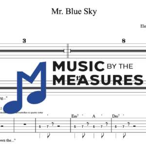 Rhythm Guitar Tablature for "Mr. Blue Sky" by Electric Light Orchestra