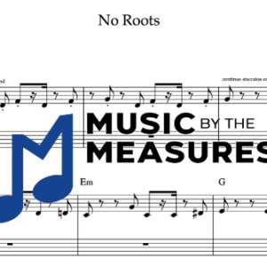 Keyboard Sheet Music for "No Roots" By Alice Merton