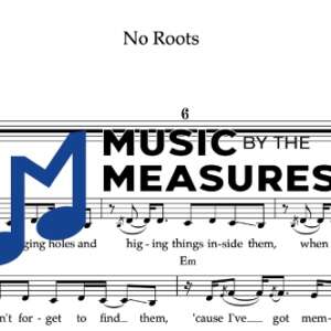Melody Sheet Music for "No Roots" By Alice Merton