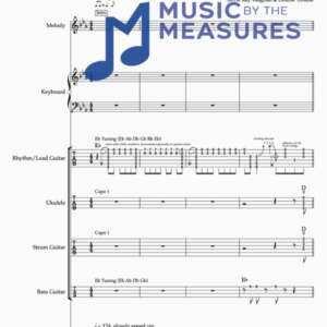 Full Band Sheet Music for "Pride and Joy" by Stevie Ray Vaughan & Double Trouble 