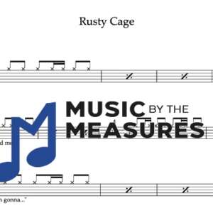 Drum Sheet Music for "Rusty Cage" by Johnny Cash