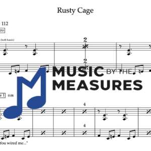 Keyboard Sheet Music for "Rusty Cage" by Johnny Cash