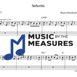 Keyboard Sheet Music for "Señorita" by Shawn Mendes & Camila Cabello 