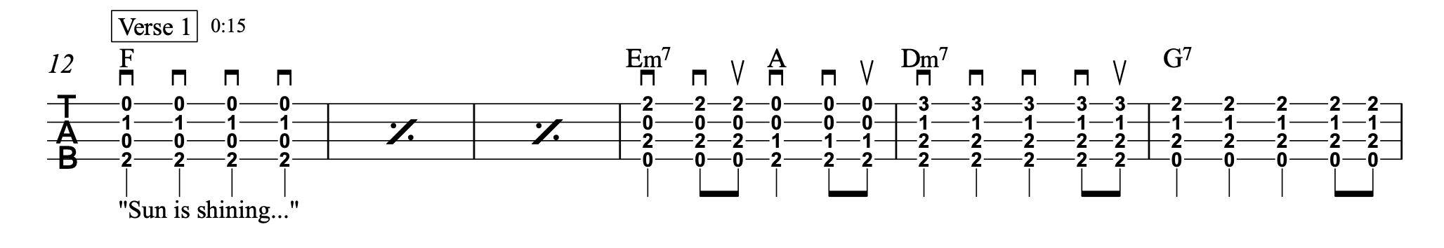 Mr. Blue Sky - Electric Light Orchestra - Ukulele Tablature 