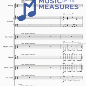 Full Band Sheet Music for "Dani California" By the Red Hot Chili Peppers 
