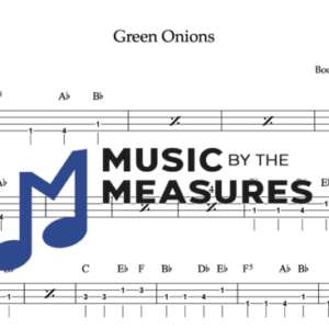 Bass Guitar Tablature for "Green Onions" by Booker T. & the M.G.'S
