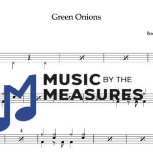 Drum Sheet Music for "Green Onions" by Booker T. & the M.G.'S