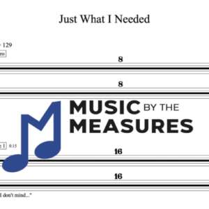 Keyboard Sheet Music for "Just What I Needed" by The Cars