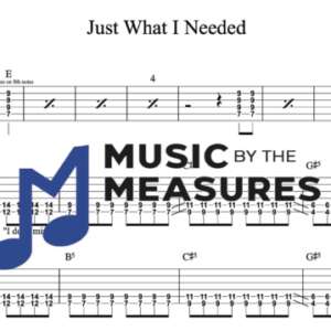 Lead Guitar Tablature for "Just What I Needed" by The Cars