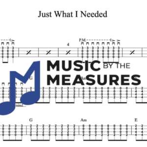 Ukulele Tablature for "Just What I Needed" by The Cars