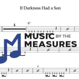 Bass Guitar Tablature for "If Darkness Had a Son" by Metallica